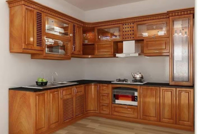 Tủ bếp gỗ Gõ đỏ - PD17 - Tủ bếp Phương Đông Tủ Bếp Gỗ Gõ Đỏ - Pd17 - Tủ Bếp Phương Đông