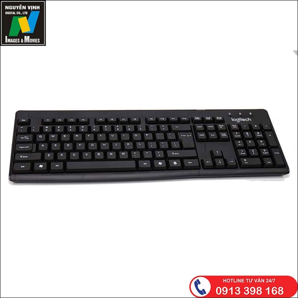 Bàn Phím Máy Tính Logitech Màu Đen