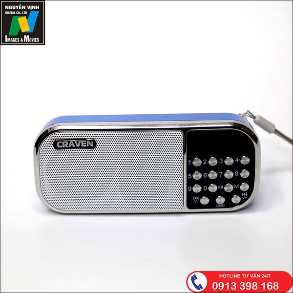 Loa Đài CRAVEN Màu Xám Xanh Sang Trọng