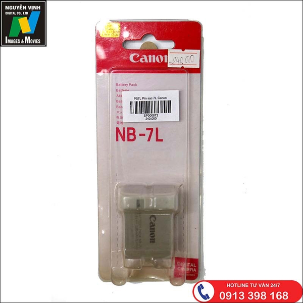 Pin Sạc Canon NB - 7L