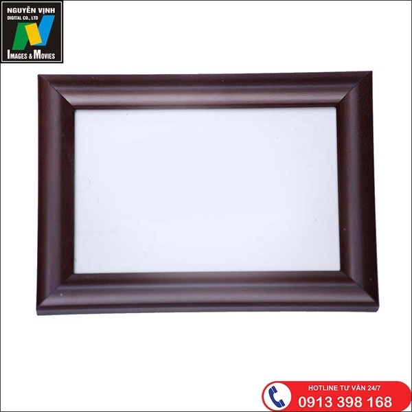 Khung Ảnh Treo Tường Màu Gỗ Nâu Đỏ