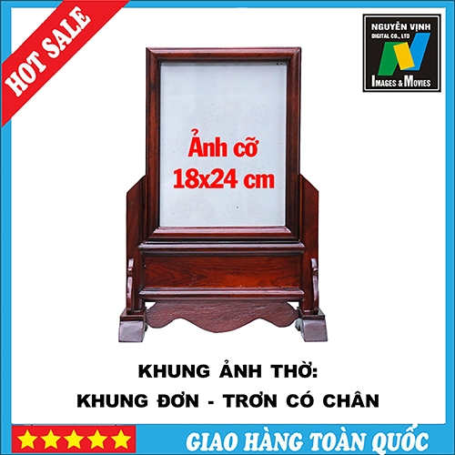 KHUNG THỜ CỠ 18X24 ĐƠN