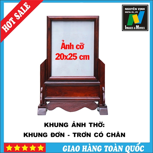 KHUNG THỜ CỠ 20X25 ĐƠN
