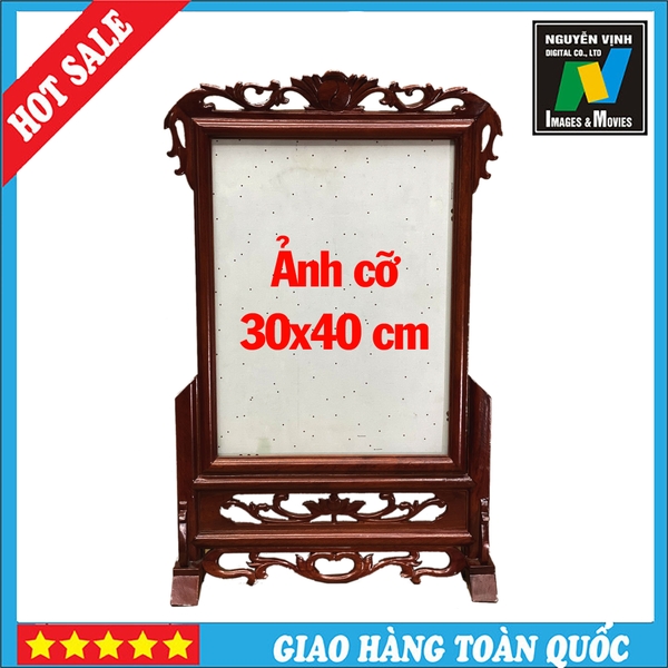 KHUNG THỜ CỠ 25X35 ĐƠN