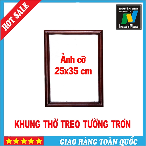KHUNG THỜ CỠ 25X35 ĐƠN