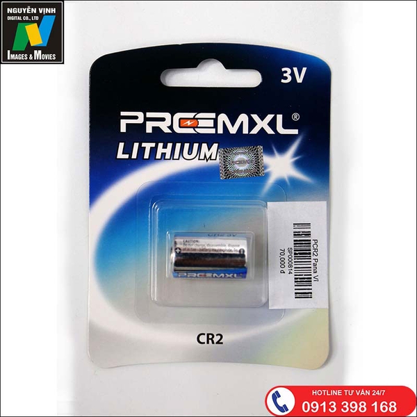 Pin Preemxl lithium CR123A
