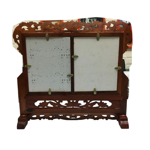 Khung Ảnh Thờ Bằng Gỗ Hương Đôi Dạ Treo Tường Cỡ 20x25cm Họa Tiết Hoa Văn Độc Đáo Tại Nguyễn Vịnh Digital