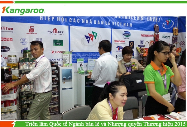 Kangaroostore tham dự Triển lãm Quốc tế Nhượng quyền Thương hiệu và ngành bán lẻ Việt Nam 2015