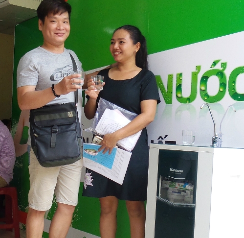 Kangaroo lắp đặt hệ thống nước uống miễn phí cho bệnh nhân