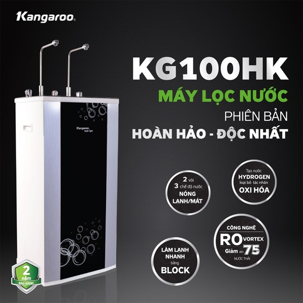 KG100HK: MÁY LỌC NƯỚC PHIÊN BẢN HOÀN HẢO - ĐỘC NHẤT