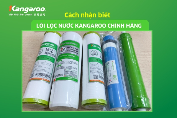 CÁCH NHẬN BIẾT LÕI LỌC CHÍNH HÃNG KANGAROO