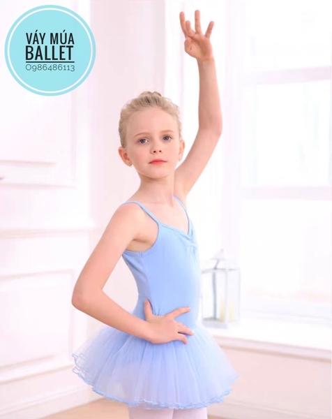 Áo tập múa 2 dây khoét lưng (đen, hồng, xanh)