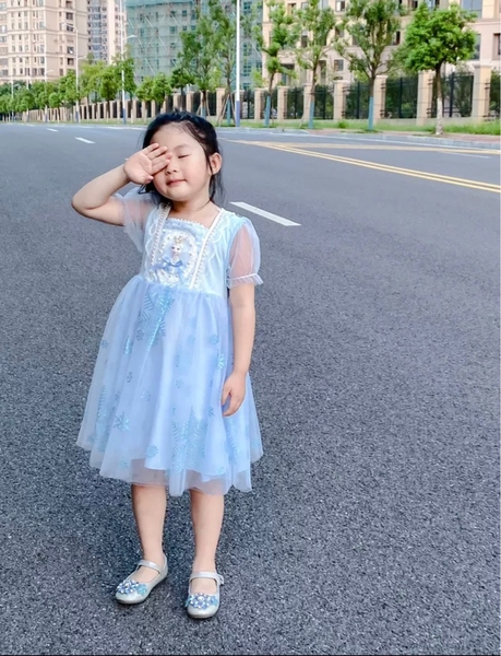 VÁY CÔNG CHÚA ELSA CHO BÉ