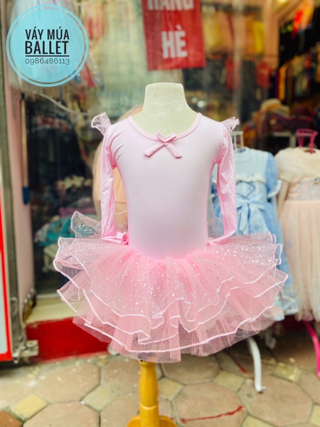 Váy múa tiên dài nhũ lấp lánh