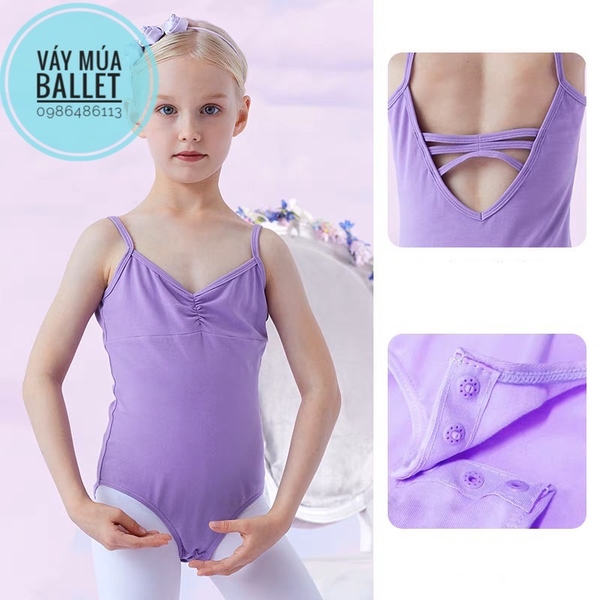 Áo tập múa dây đan đáp ngực