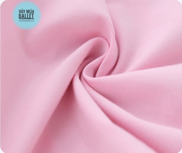 Váy múa phối voan dài tay (hồng, xanh, tím)