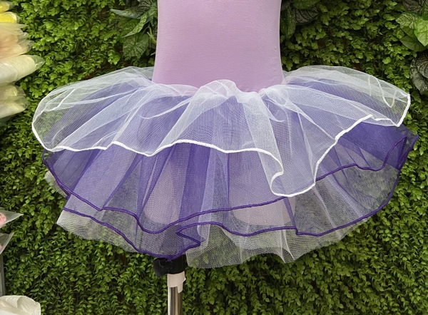 Váy múa 2 dây kép đan lưng nhiều màu