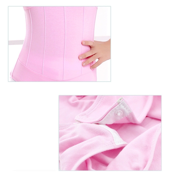 Set áo váy múa gân nơ đen dài tay