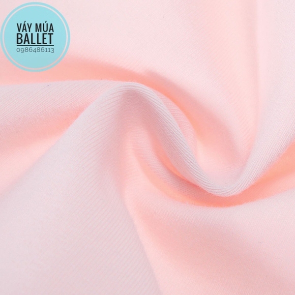 Váy tập múa ba lỗ phối voan dài thân (tím, xanh, hồng, đen)