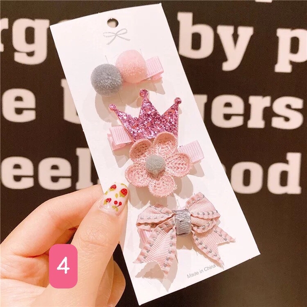 Set kẹp tóc công chúa