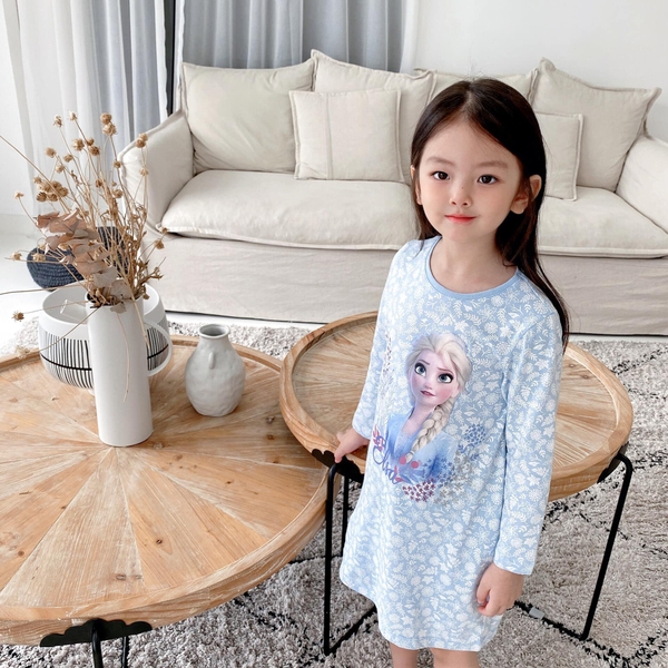 Bộ cotton elsa dài tay