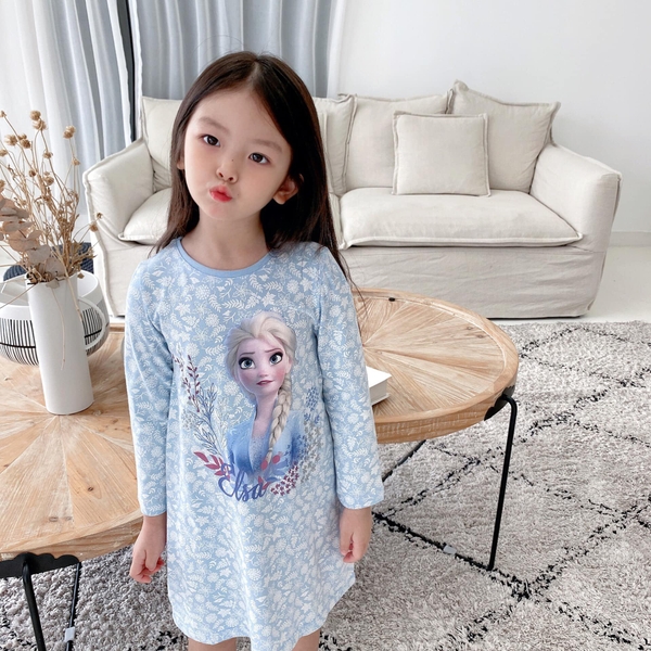 Bộ cotton elsa dài tay