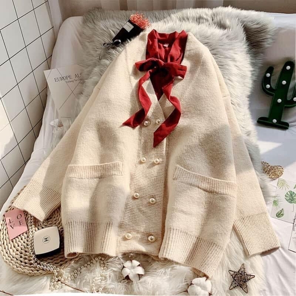 Áo khoác len cardigan HQ