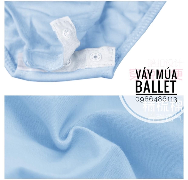 Váy múa bèo ren tay lỡ xanh