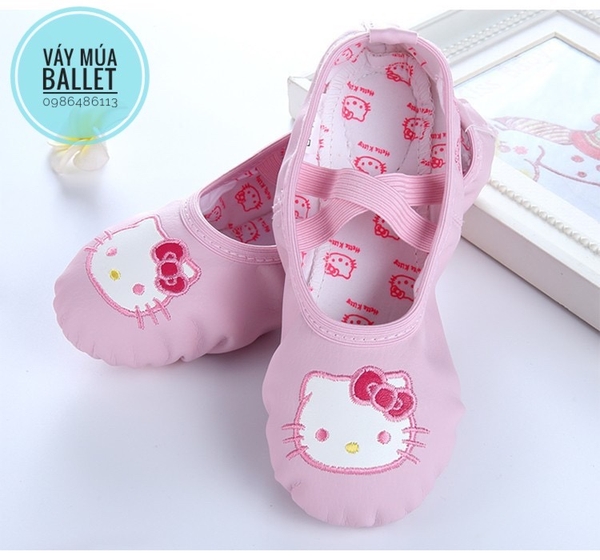 Giày múa Hello Kitty da PU