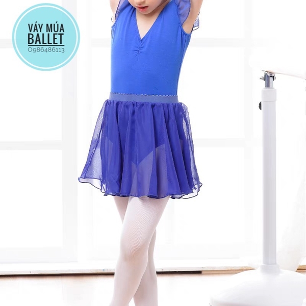 Chân váy múa cạp chun voan mềm(nhiều màu)