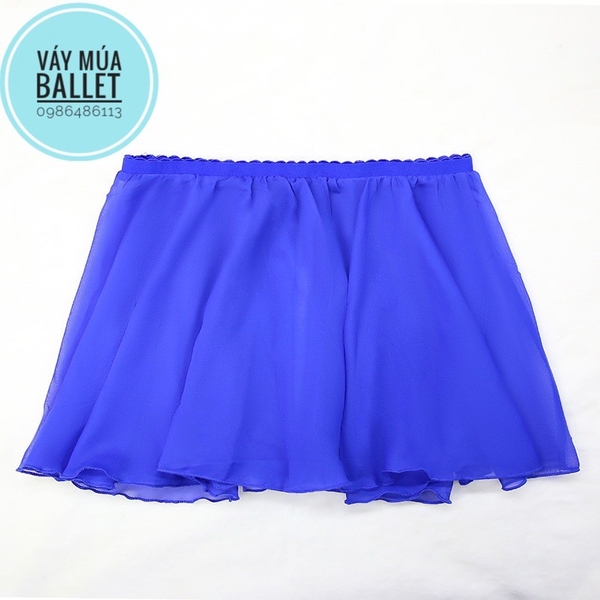 Chân váy múa cạp chun voan mềm(nhiều màu)