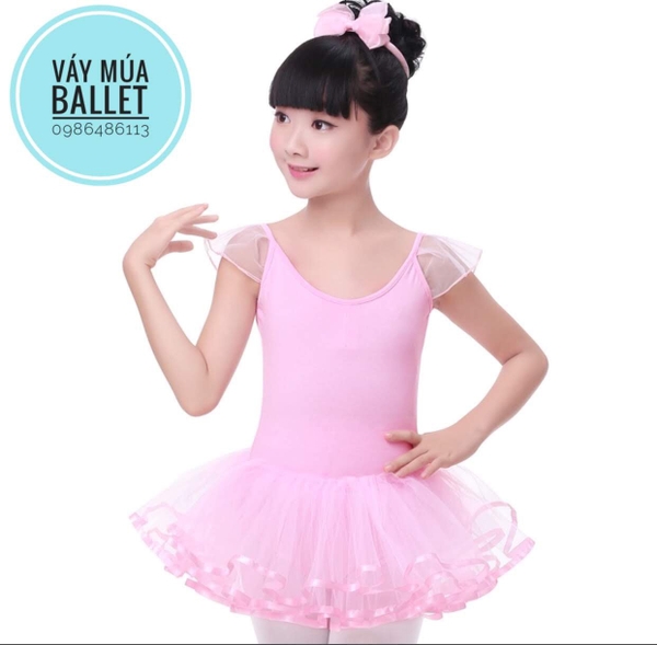 Váy múa tay tiên đan lưng