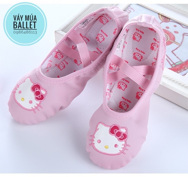 Giày múa Hello Kitty da PU
