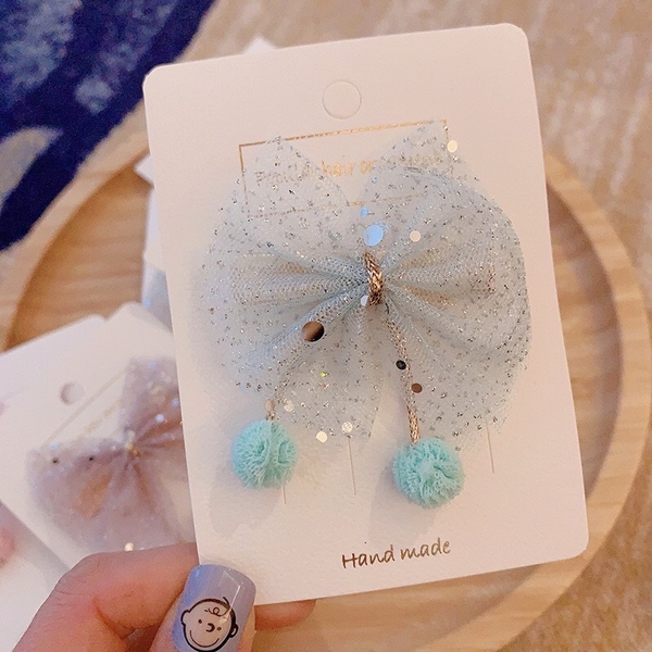 Kẹp tóc nơ 2 bông nhỏ