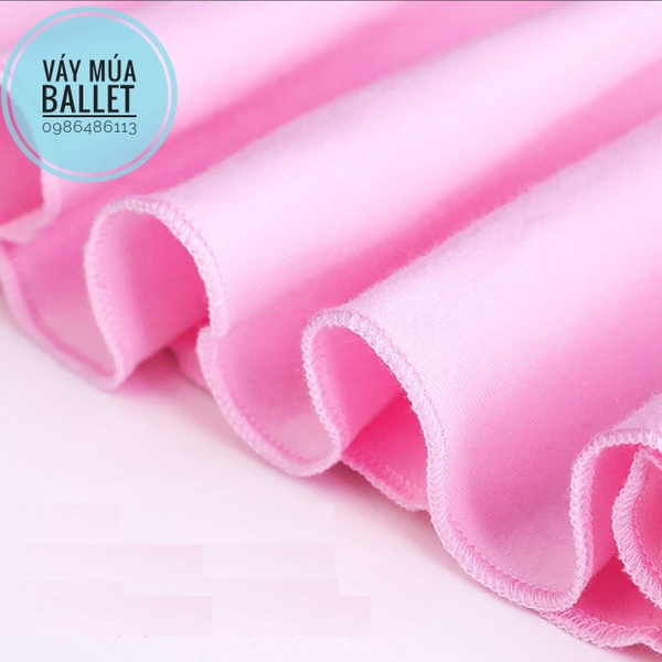 Váy tập múa cotton tay ngắn
