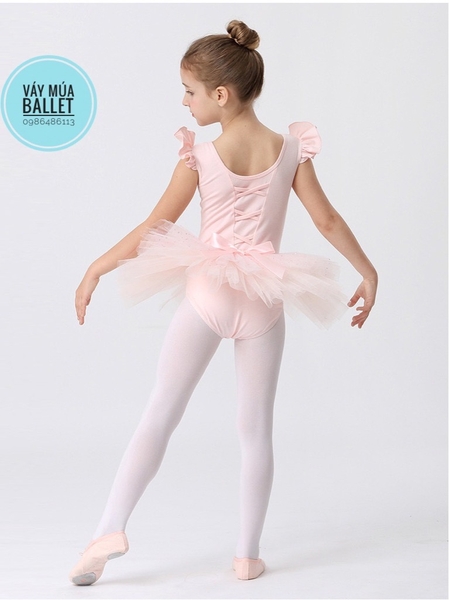 Váy múa tiên sao đan lưng đen