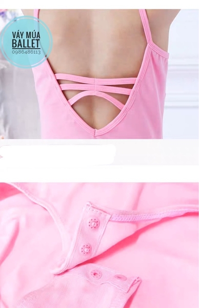 Áo tập múa dây đan đáp ngực