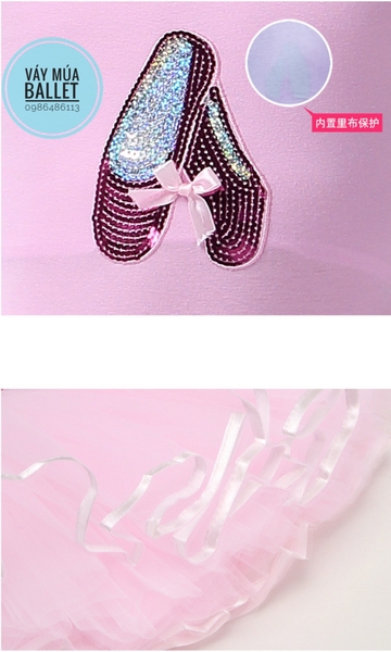 Váy múa kimsa giày Barbie