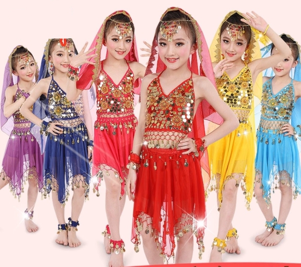 Bộ váy múa bụng bellydance 6 cho tiết