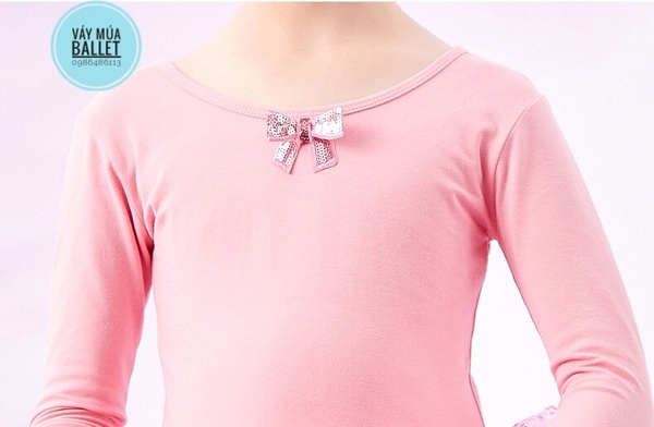 Váy múa nơ bèo lấp lánh dài (nhiều màu)