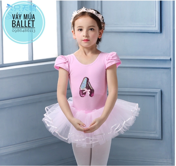 Váy múa kimsa giày Barbie