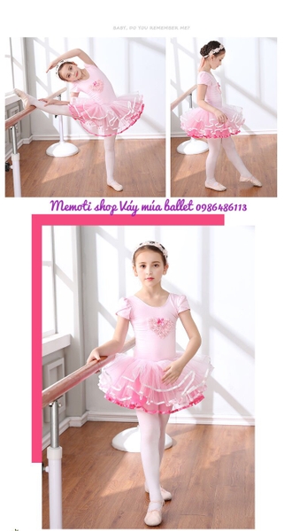 Váy múa kết tim hoa ngọc