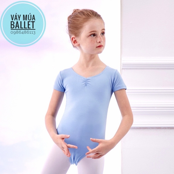 Áo tập múa basic tay ngắn (nhiều màu)