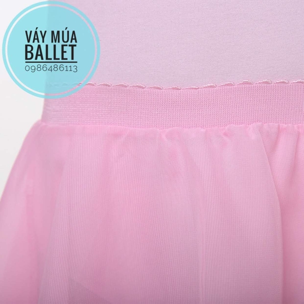 Set áo váy tập múa 2 dây đan chéo (hồng, xanh, đậm)