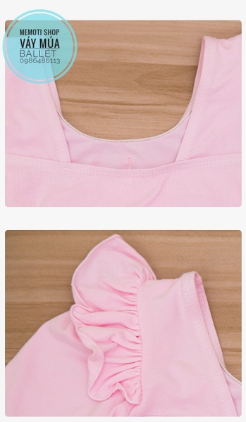 Váy múa vương miện dài tay