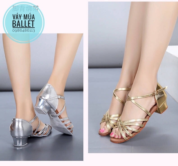 giày khiêu vũ quai đan