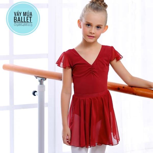 Chân váy múa cạp chun voan mềm(nhiều màu)