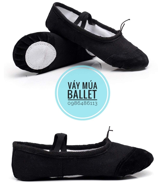 Giày vải múa (trắng, đen, đỏ, hồng)