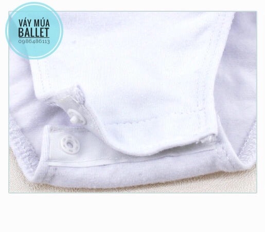 Váy múa 2 dây chấm bi hồng