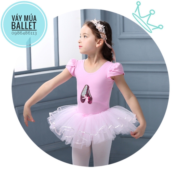 Váy múa kimsa giày Barbie